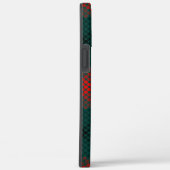 緑の背景に黒と赤のボールまたは穴 Case-Mate iPhoneケース (裏面 / 右)