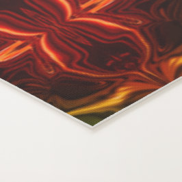 緑の背景に「赤い線」の形が浮く ヨガマット