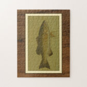 緑の背景のブラックベース ジグソーパズル (縦)