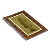 緑の背景のブラックベース ノートブック (右側)