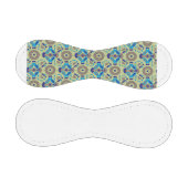 緑の背景の青と緑の模様 野球ボール (パネル)