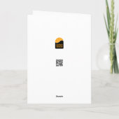 緑の背景を持つゴールデンクリスマスの動機… シーズンカード (裏面)