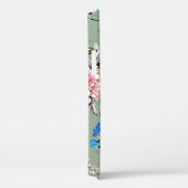 緑の背景フローラ水の色パターン。 Case-Mate iPhoneケース (裏面 / 右)