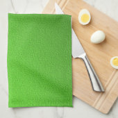 緑の背景 キッチンタオル (四つ折り)