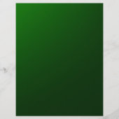 緑の背景 チラシ (正面)