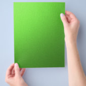 緑の背景 チラシ (手)