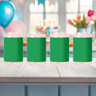緑の背景(AESTの場合は白縁どの背景モダン) ガラス缶
