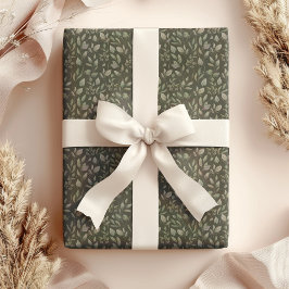 緑の背離れ景の水色の色 ラッピングペーパー