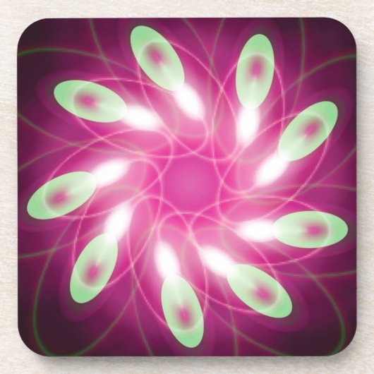 緑の脱出パープル コースター (正面)