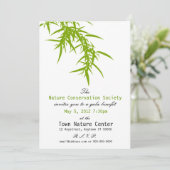 緑の自然の利点の招待状 招待状 (スタンド正面)