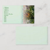 緑の自然プロファイルカード 名刺 (正面/裏面)