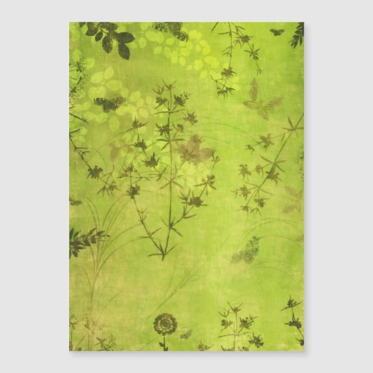 緑の自然林ワイルドフラワーバタフライ (正面)