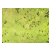 緑の自然林ワイルドフラワーバタフライ テーブルクロス (正面(横))