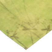 緑の自然林ワイルドフラワーバタフライ テーブルクロス (アングル)