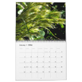 緑の自然 カレンダー (1月 2026)