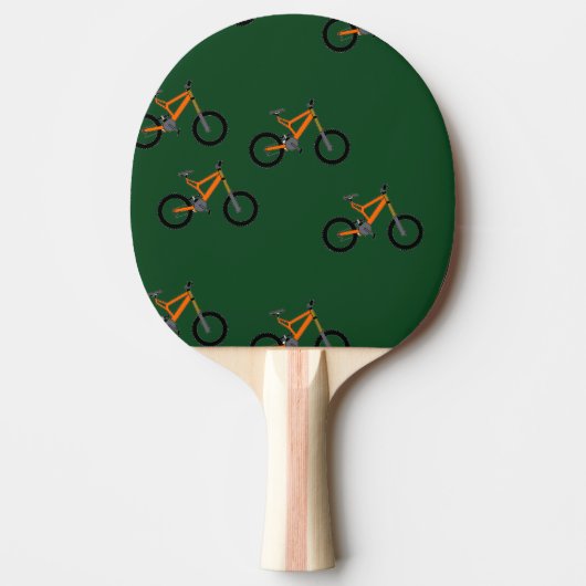 緑の自転車 卓球ラケット (正面)