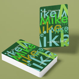 緑の色の名前 トランプ