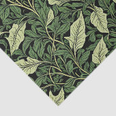 緑の色合いのつる植物のクラスター 薄葉紙 (詳細)