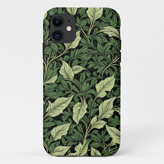 緑の色合いのつる植物のクラスター Case-Mate iPhoneケース (裏面)