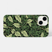 緑の色合いのつる植物のクラスター iPhoneケース (裏面横)