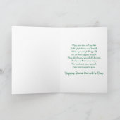 緑の色合い カード (内部)