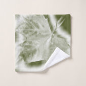 緑の色合い バスタオルセット (ウォッシュタオル)