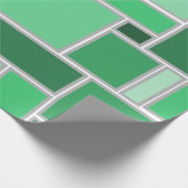 緑の色合い ラッピングペーパー (角)