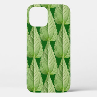 緑の色葉 iPhone 12ケース