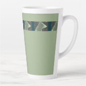 緑の色 カフェラテマグ (右)