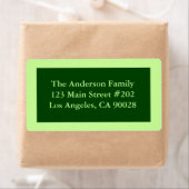 緑の色 ラベル (インサイチュ)