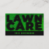 緑の芝生のテクスフェイクチャ 名刺 (正面)