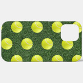 緑の芝生のテニスボール Case-Mate iPhoneケース (裏面 (横))