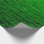 緑の芝生の背景 ラッピングペーパー (角)