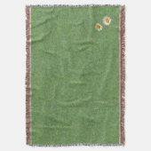 緑の芝生毛布 スローブランケット (正面縦)