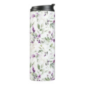 緑の花が咲くラベンダー紫離れの花 タンブラー (回転左)