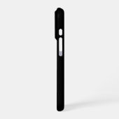 緑の花のカスタマイズ iPhoneケース (左側面)