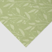 緑の花のティッシュペーパー 薄葉紙 (詳細)