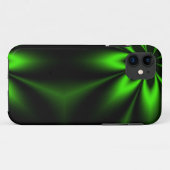 緑の花の破烈のフラクタル Case-Mate iPhoneケース (裏面(横))