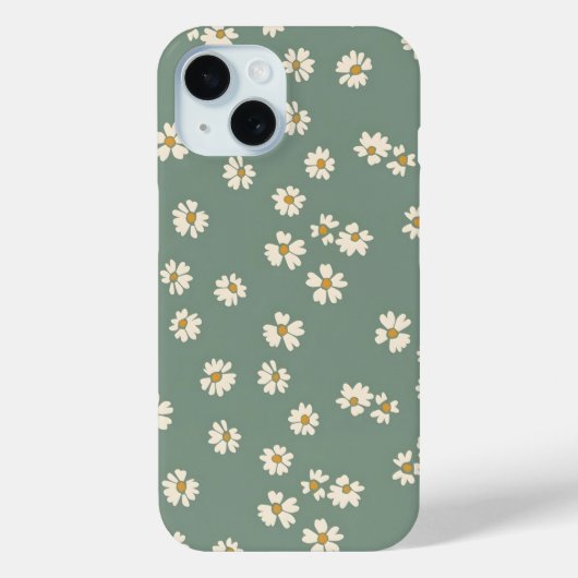 緑の花の電話ケース Case-Mate iPhoneケース (裏面)