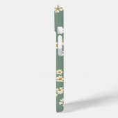 緑の花の電話ケース Case-Mate iPhoneケース (裏面 / 左)