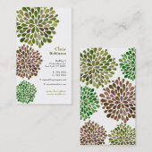 緑の花は中立名刺を破烈させました 名刺 (正面/裏面)