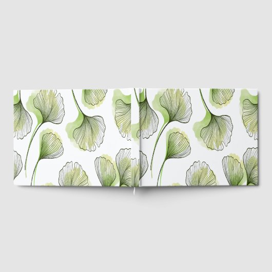 緑の花びら ゲストブック (全面)