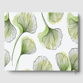 緑の花びら ゲストブック (裏面)