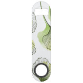 緑の花びら スピード栓抜き (正面)