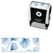 緑の花びら セルフインキングスタンプ (インサイチュ)