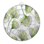 緑の花びら ダーツボード (正面)