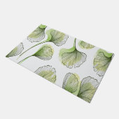 緑の花びら ドアマット (アングル)