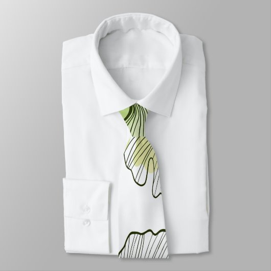 緑の花びら ネクタイ (タイ)