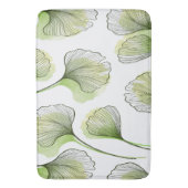 緑の花びら バスマット (正面縦)