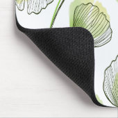 緑の花びら マウスパッド (コーナー)